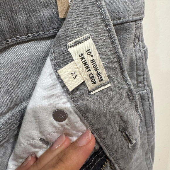 BNWT Madewell High Rise Skinny Crop Jeans $138 size 25 - Picture 10 of 11